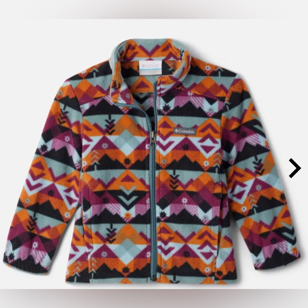 Boys' Toddler Castle Dale Printed Full Zip Fleece Size M